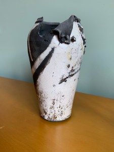 Raku vase
