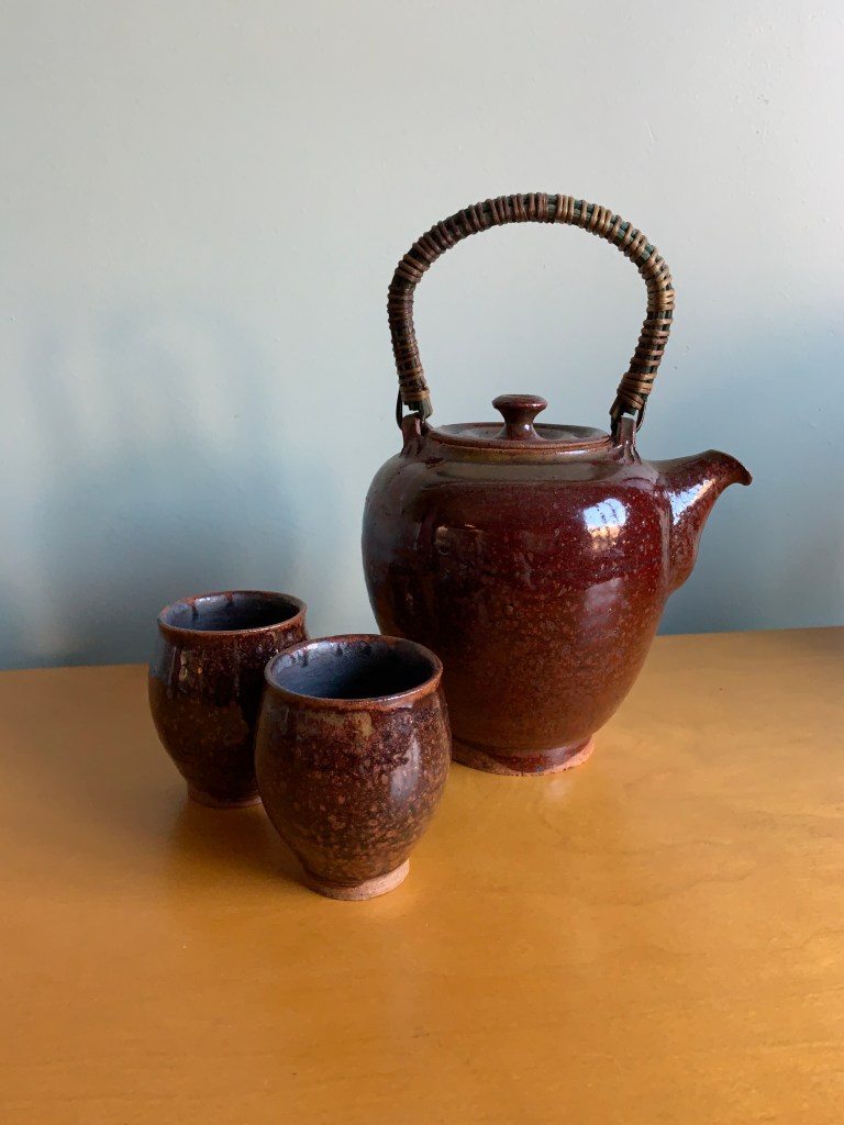 Stoneware teapot